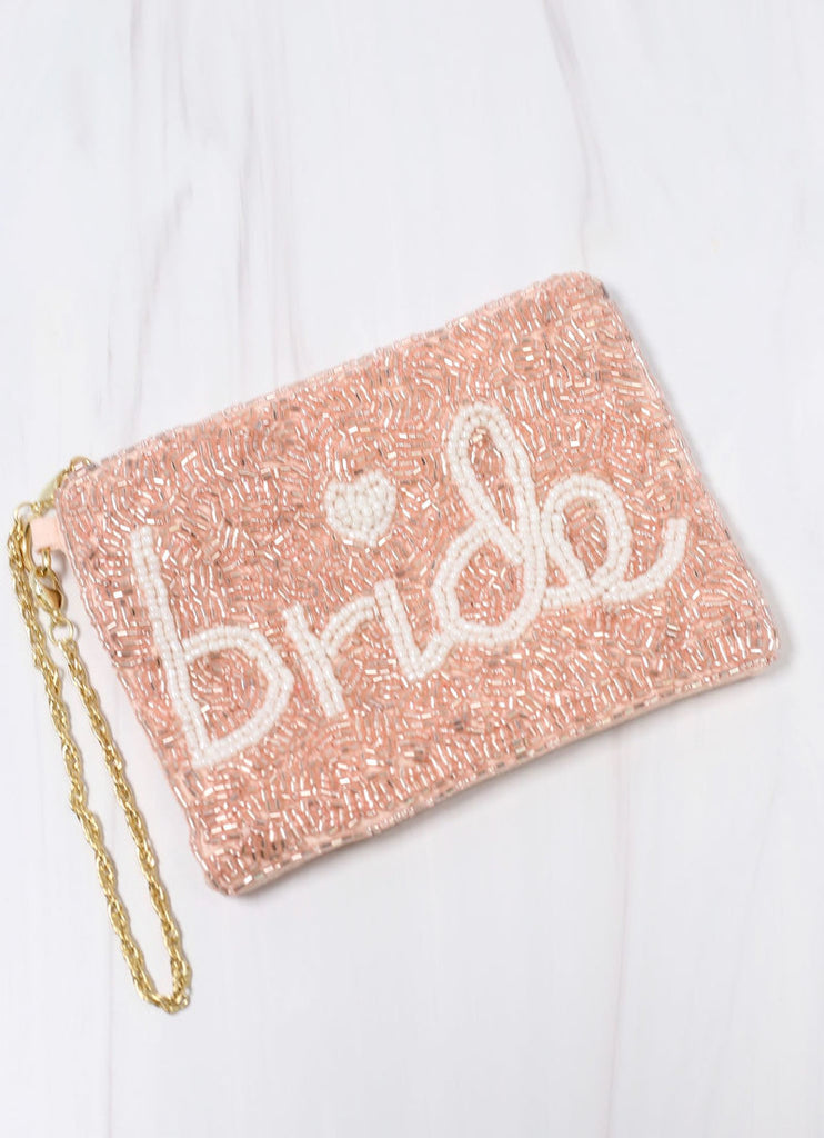 Caroline Hill Bride Beaded Pouch Coin Purse - Be You Boutique