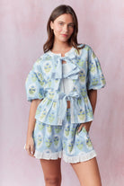 The Paloma Floral Print Short Set - Be You Boutique