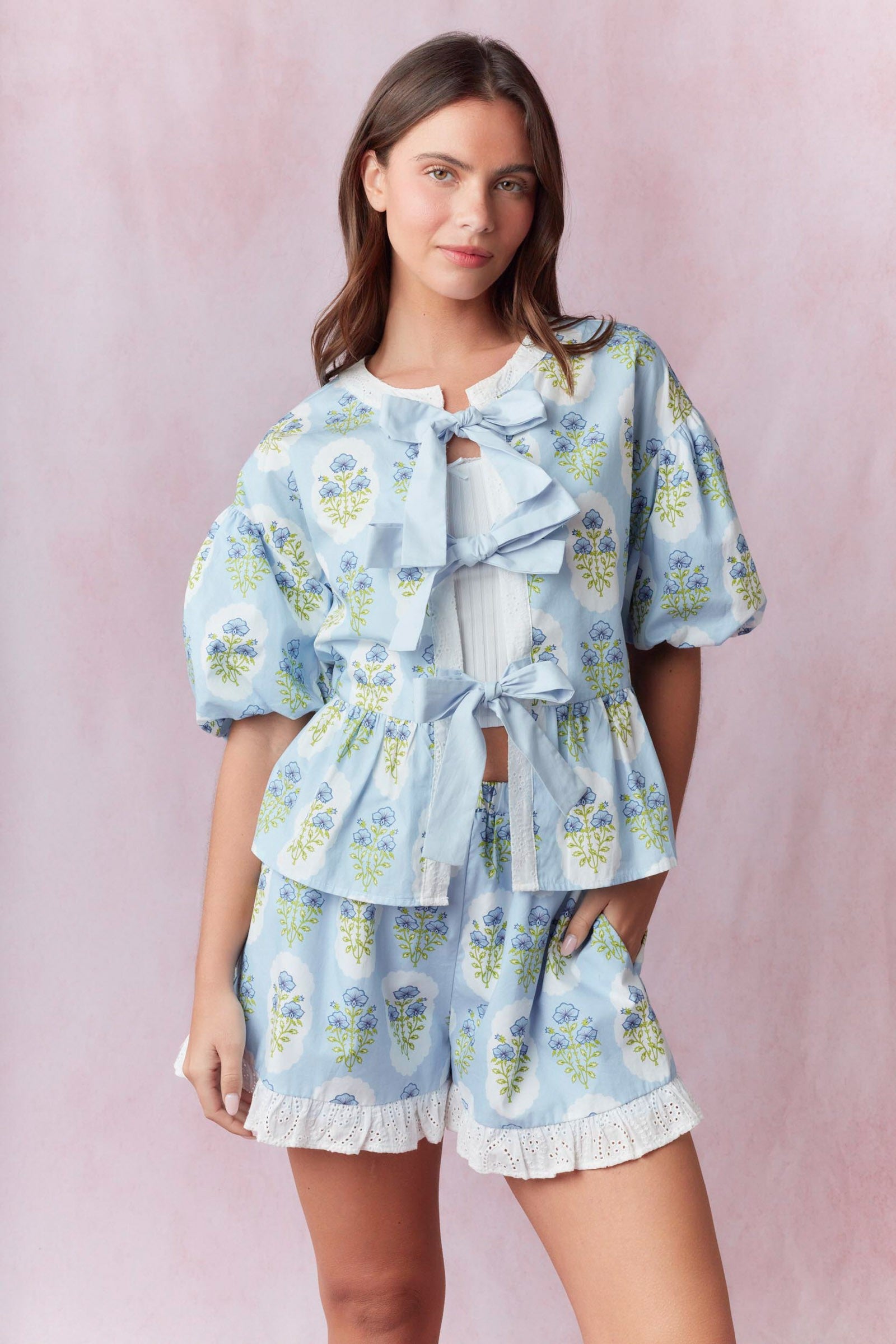 The Paloma Floral Print Short Set - Be You Boutique