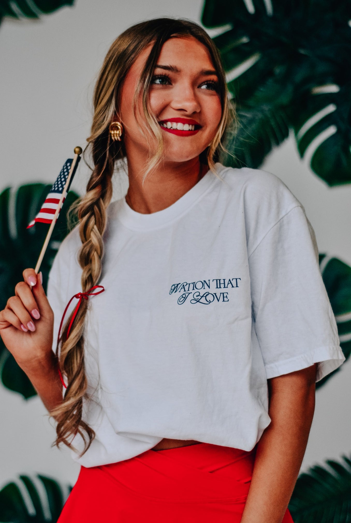 America The Bowtiful Comfort Color Graphic Tee - Be You Boutique