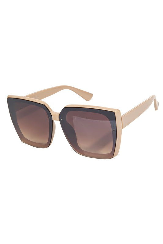 Ollie Oversized Thick Frame Square Fashion Sunglasses - Be You Boutique