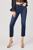 Risen John Mid Rise Straight Raw Edge Jeans - Be You Boutique