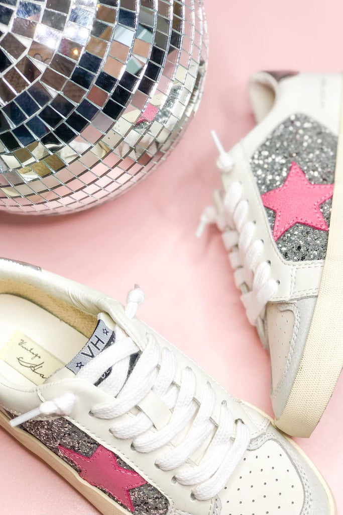 Vintage Havana Quinn Glitter with Pink Star - Be You Boutique