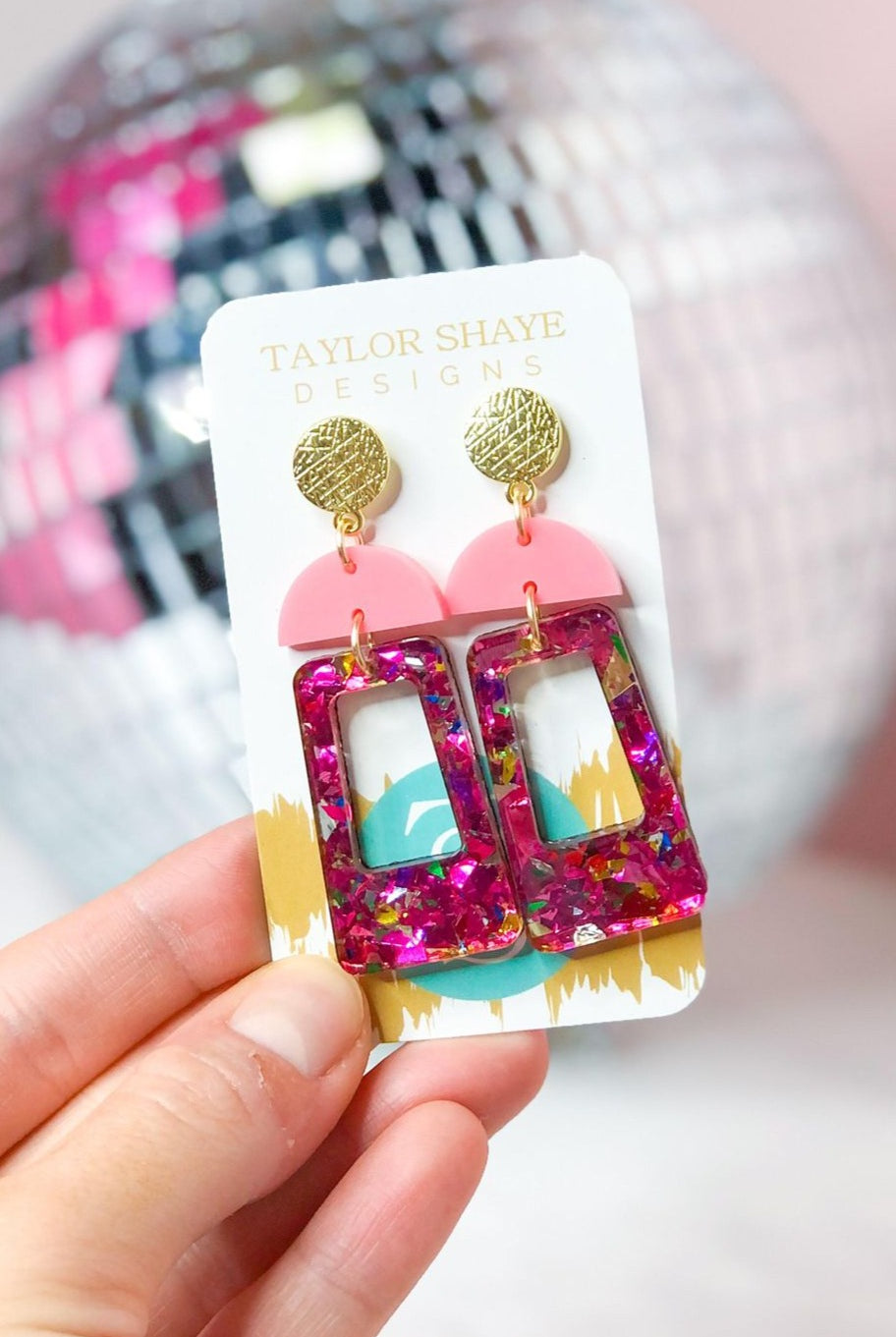 Taylor Shaye Maryley Acrylic Drop Earrings - Be You Boutique