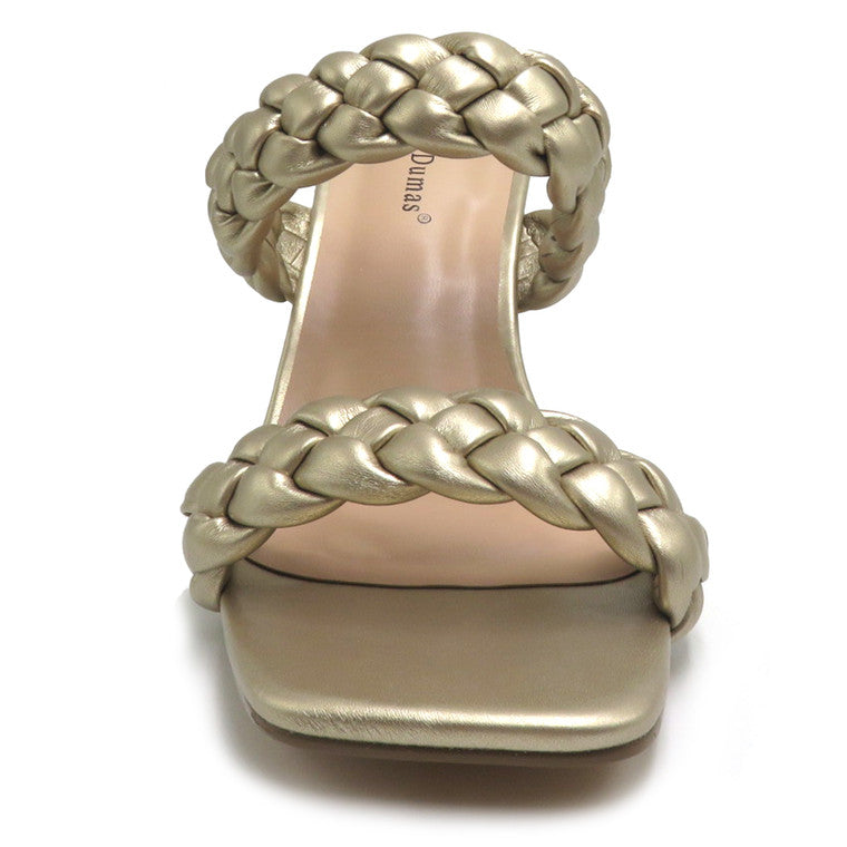 Ariana Braided Strap Heeled Sandal - Be You Boutique