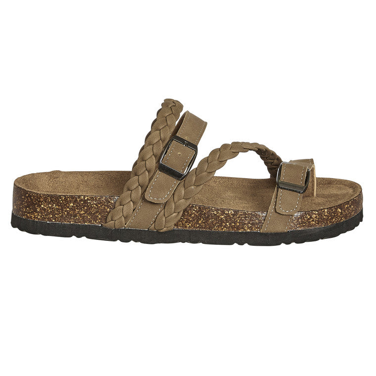 Bork Comfort Footbed Braid Detail Sandal - Be You Boutique