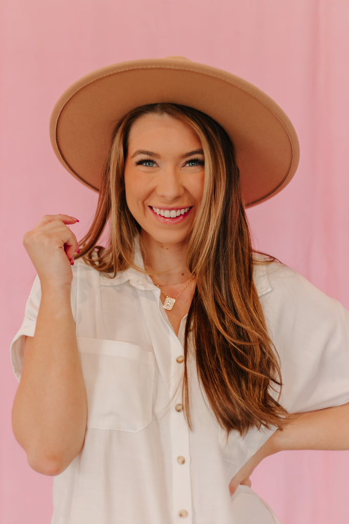 Fame Wide Brim Floral Ribbon Hat - Be You Boutique