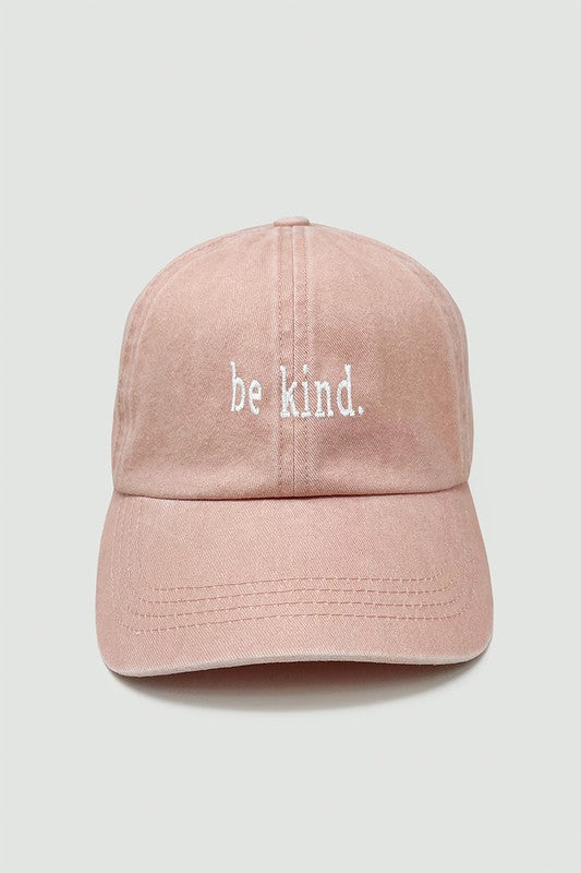 Be Kind Lettered Baseball Cap - Be You Boutique