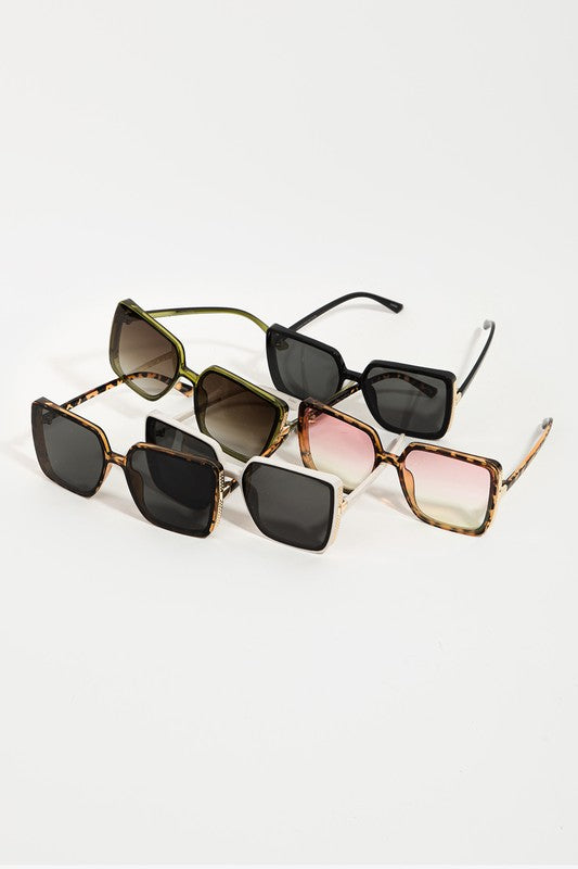 Sunshine Square Frame Sunglasses - Be You Boutique