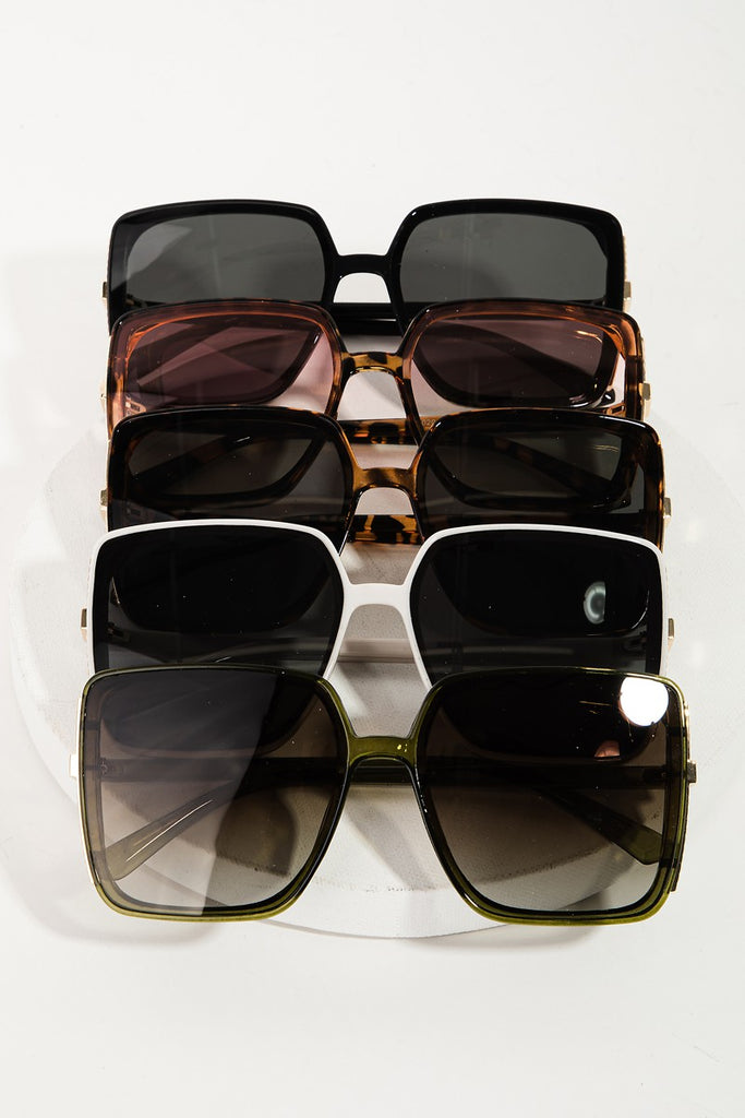 Sunshine Square Frame Sunglasses - Be You Boutique