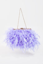Lovey Feathered Chain Strap Hand Bag - Be You Boutique