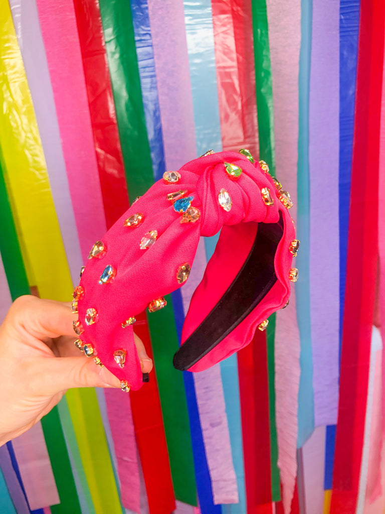 Marnie Rhinestone and Velvet Headband - Be You Boutique
