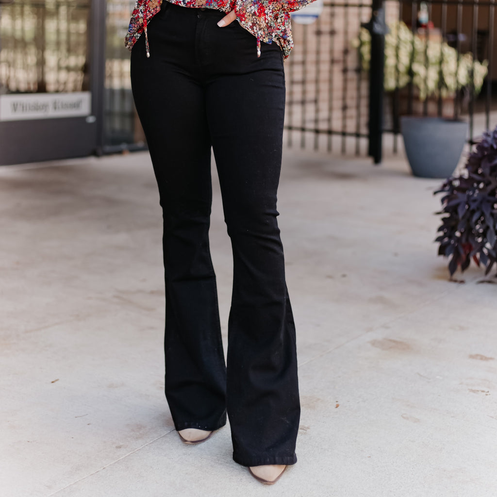 Kancan Devon Mid Rise Bootcut Flare Denim - Be You Boutique