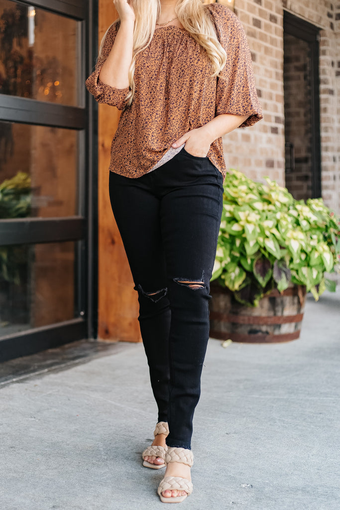 Kancan Jane High Rise Distressed Skinny Jean - Be You Boutique