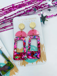 Taylor Shaye Maryley Acrylic Drop Earrings - Be You Boutique