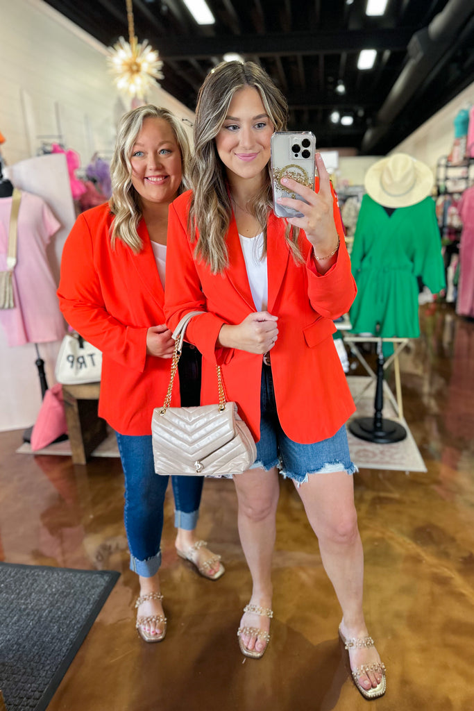 Maggie Spring Button Front Blazer - Be You Boutique