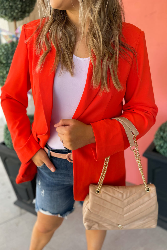 Maggie Spring Button Front Blazer - Be You Boutique