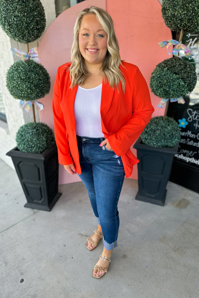 Maggie Spring Button Front Blazer - Be You Boutique
