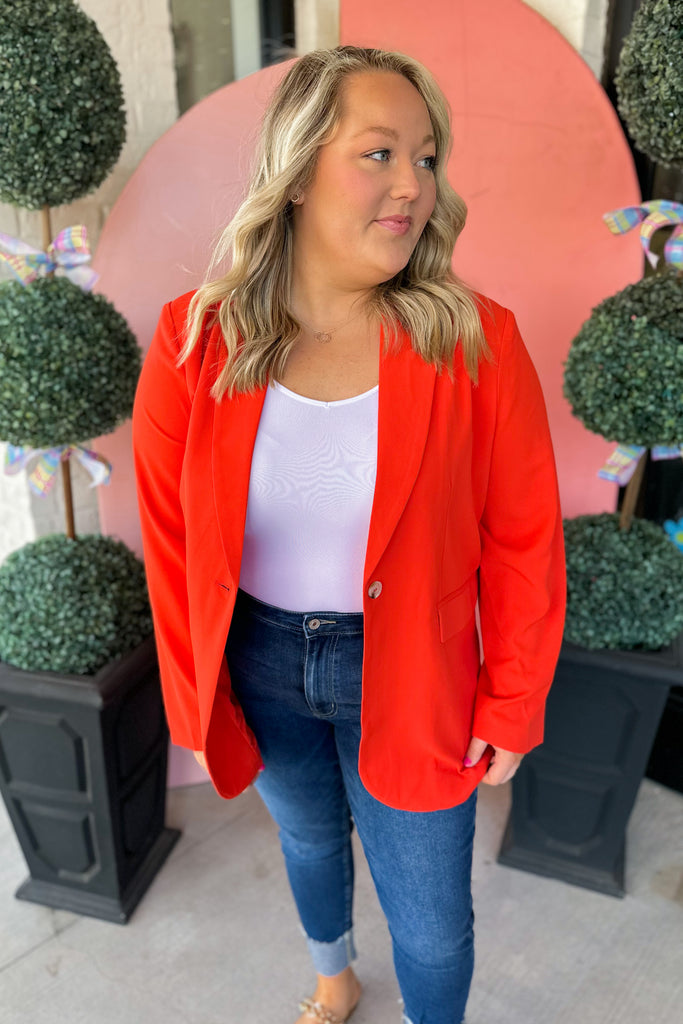 Maggie Spring Button Front Blazer - Be You Boutique