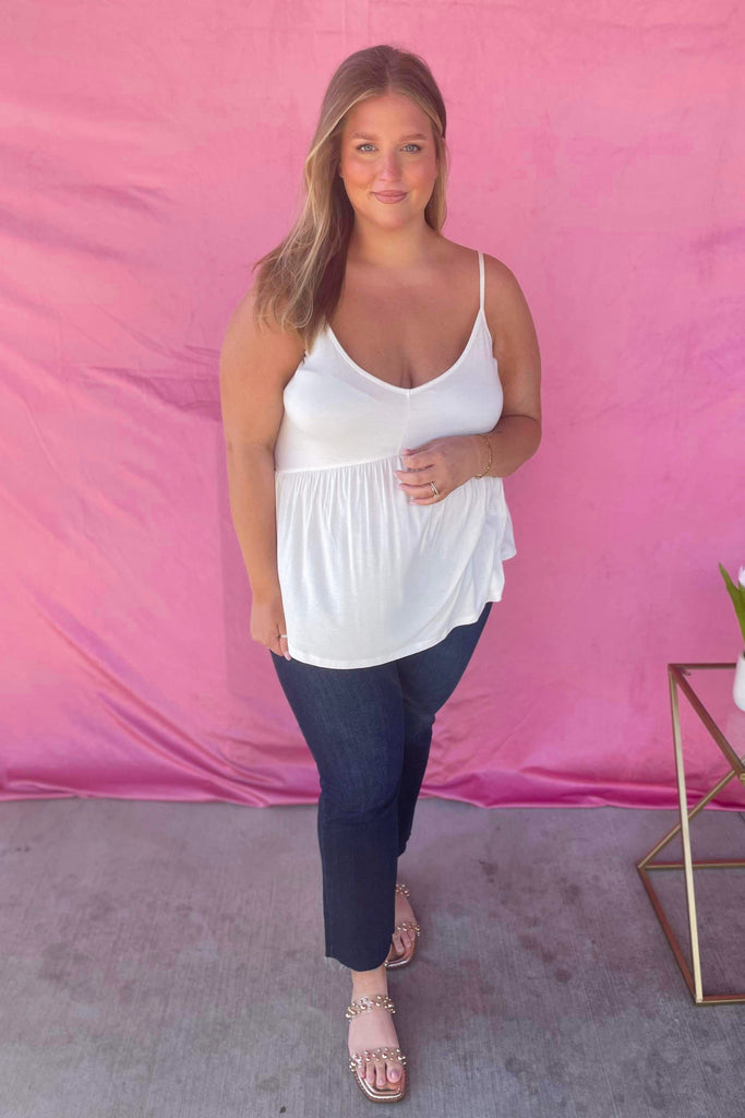 Emilia Babydoll Tank Top - Be You Boutique