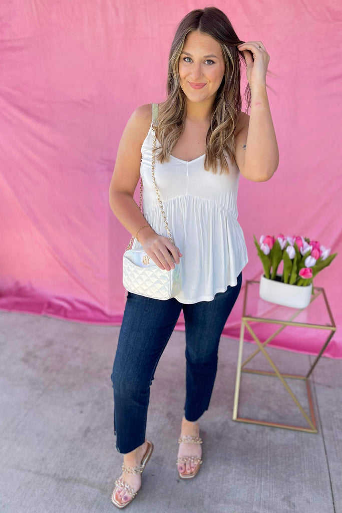 Emilia Babydoll Tank Top - Be You Boutique