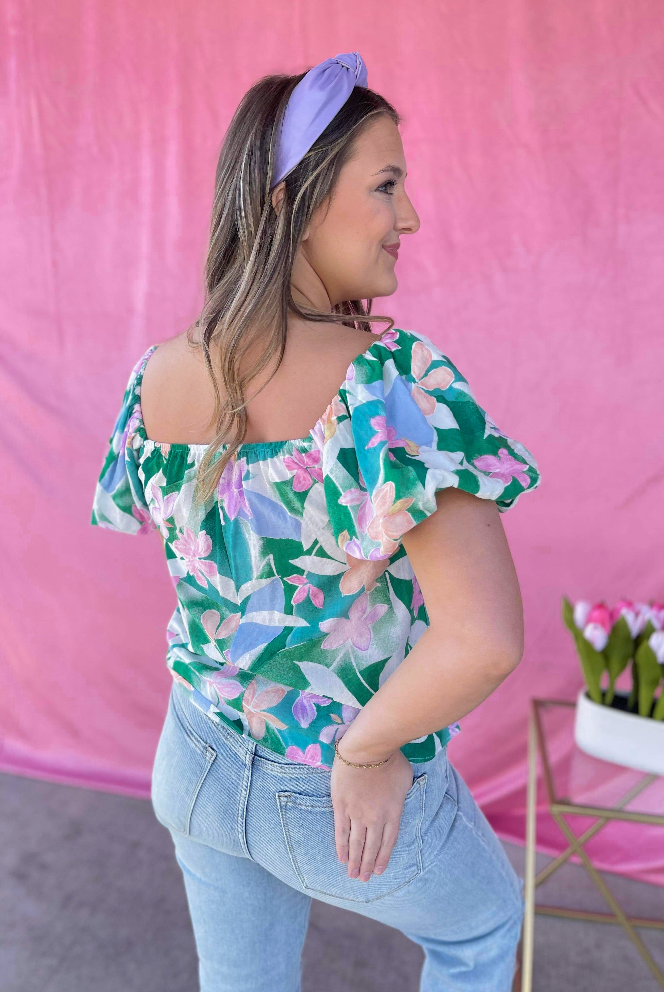 Sanford Floral Short Sleeve Summer Top - Be You Boutique