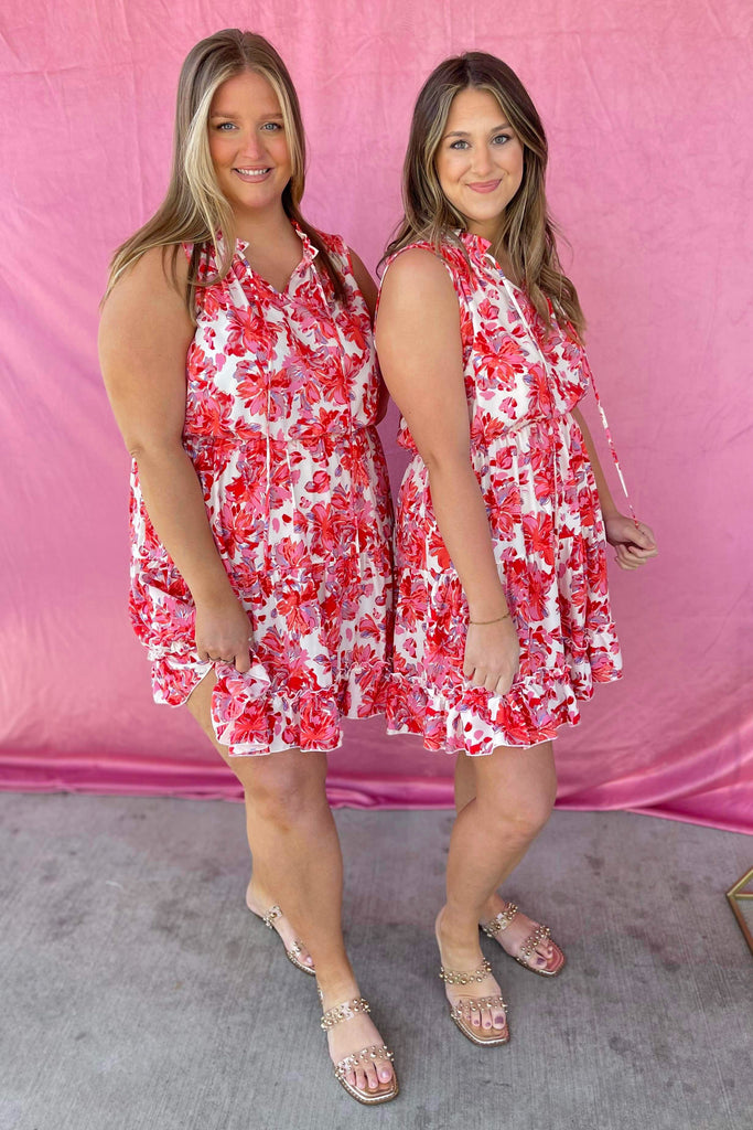Marvin Short Sleeve Floral Print Dress - Be You Boutique