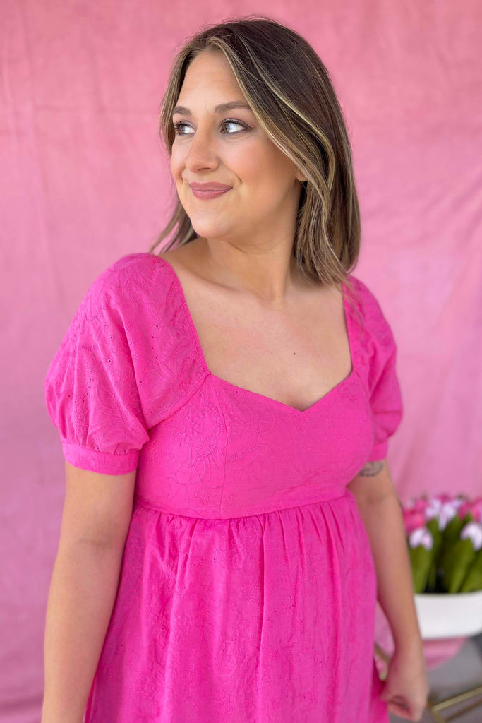 Melanie Sweetheart Neckline Dress - Be You Boutique