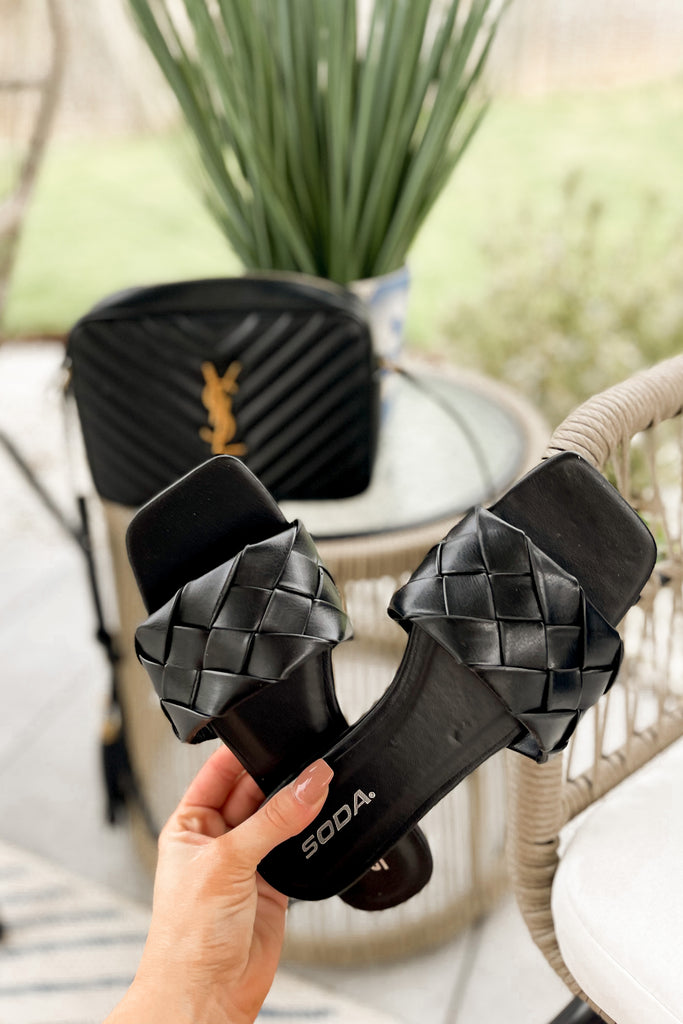 Corter Basket Weave Sandal - Be You Boutique