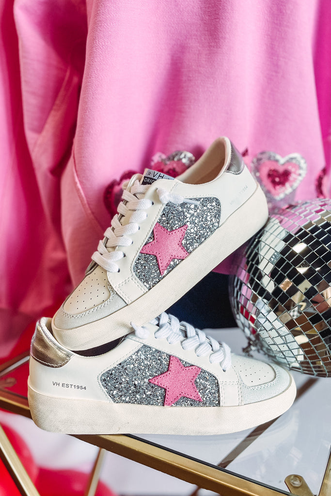 Vintage Havana Quinn Glitter with Pink Star - Be You Boutique
