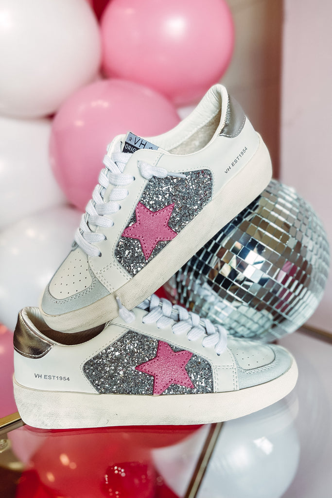 Vintage Havana Quinn Glitter with Pink Star - Be You Boutique