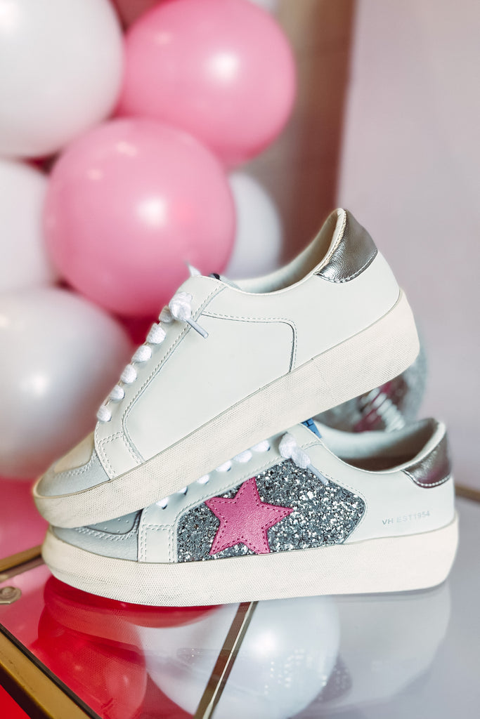 Vintage Havana Quinn Glitter with Pink Star - Be You Boutique