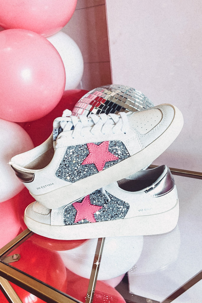 Vintage Havana Quinn Glitter with Pink Star - Be You Boutique
