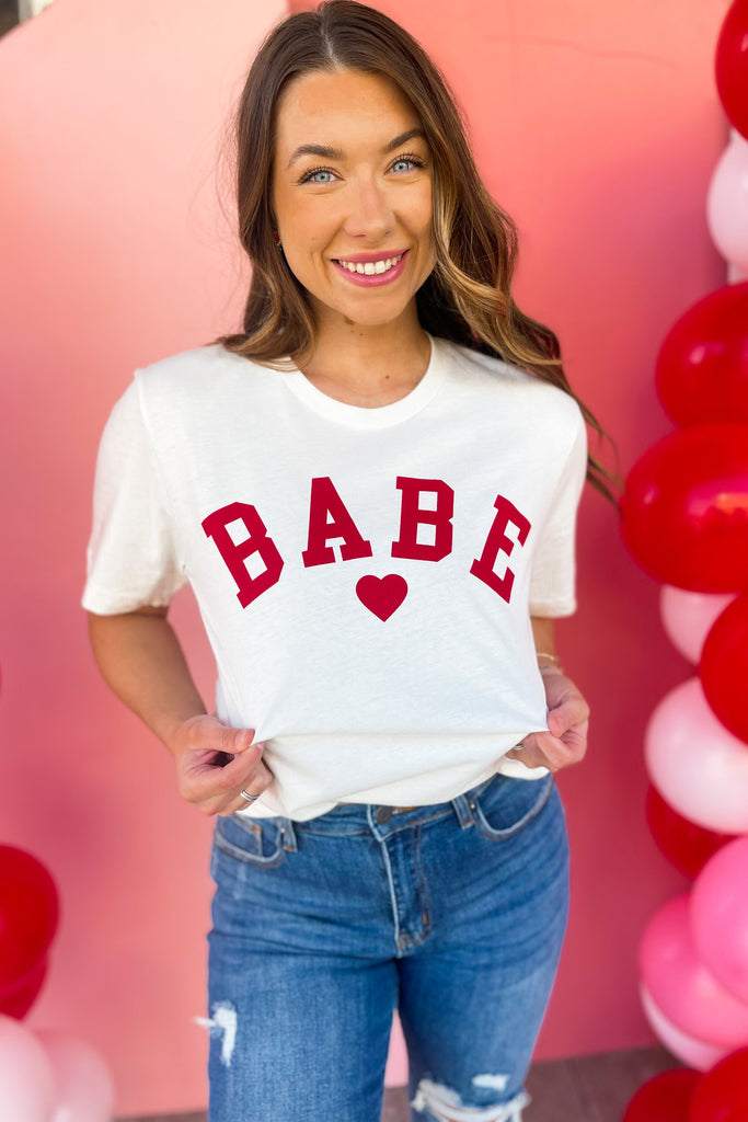 Valentine Vintage BABE Graphic Tee - Be You Boutique