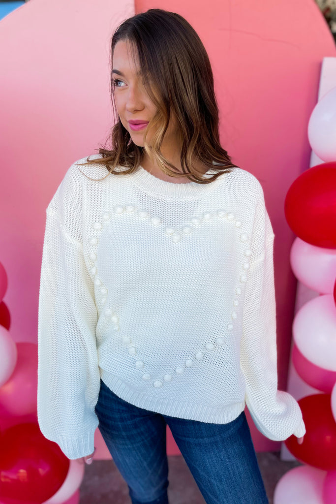 Happy Heart Sweater - Be You Boutique