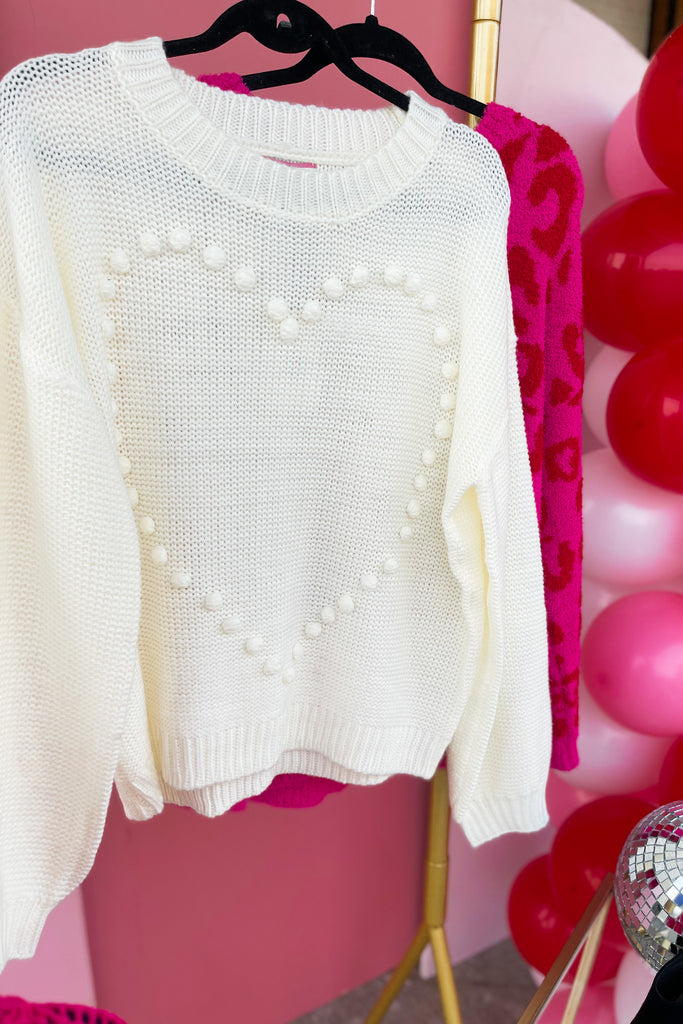 Happy Heart Sweater - Be You Boutique