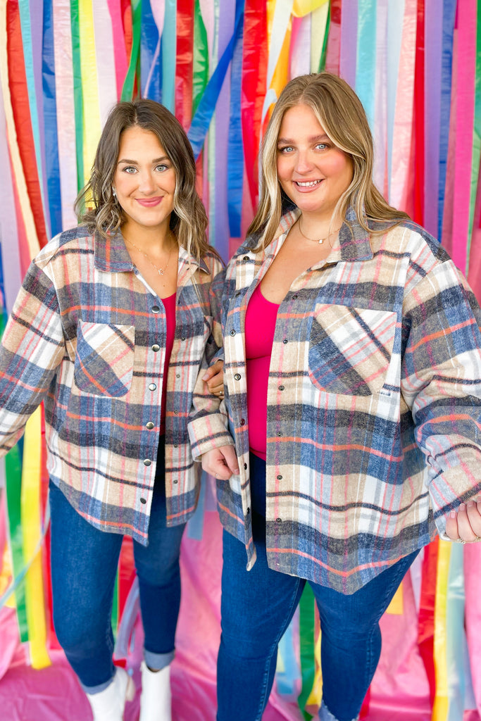 Kimber Button Up Shacket - Be You Boutique