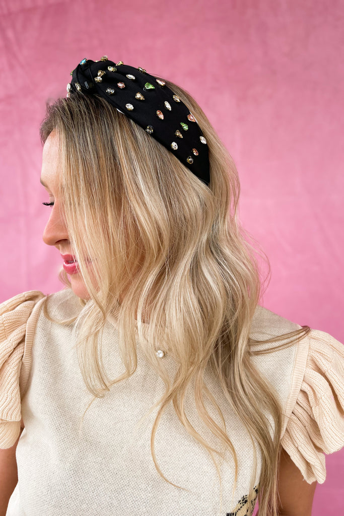 Marnie Rhinestone and Velvet Headband - Be You Boutique