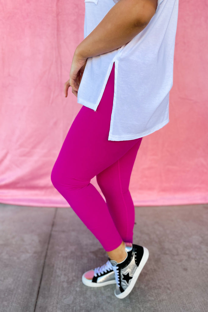 Raelynn V Waist Full Length Leggings - Be You Boutique
