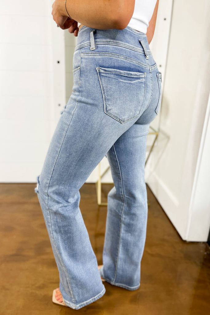 Risen Hazel High Rise Straight Leg Jeans - Be You Boutique
