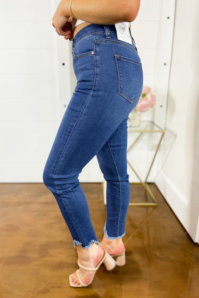 Kancan Reese High Rise Ankle Skinny ~ Medium - Be You Boutique