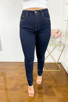 Risen Yancy High Rise Non Distressed Classic Skinny Jeans - Be You Boutique