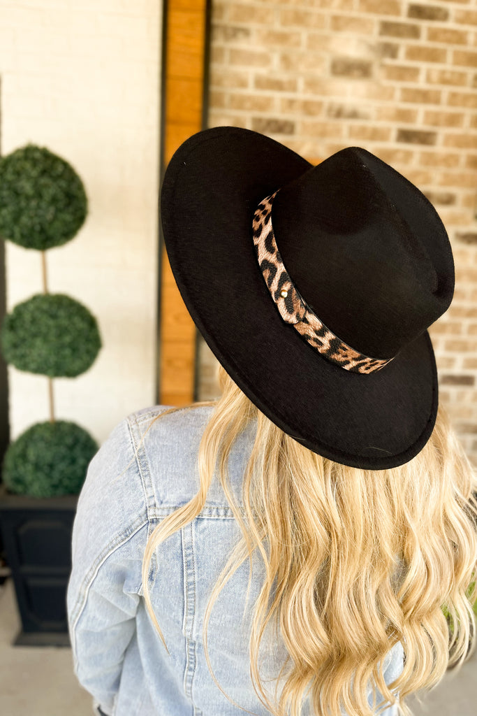 Fame Animal Print Belt Fedora - Be You Boutique