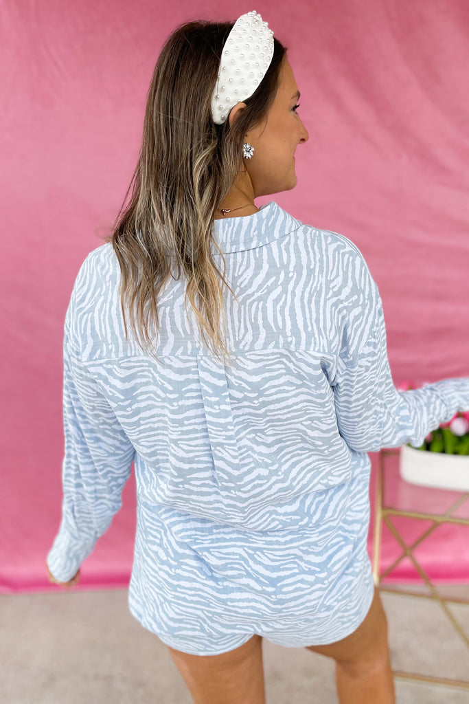 Grant 2 Piece Long Sleeve Short Set - Be You Boutique