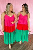 Lankin Multi Color Tiered Maxi Dress - Be You Boutique