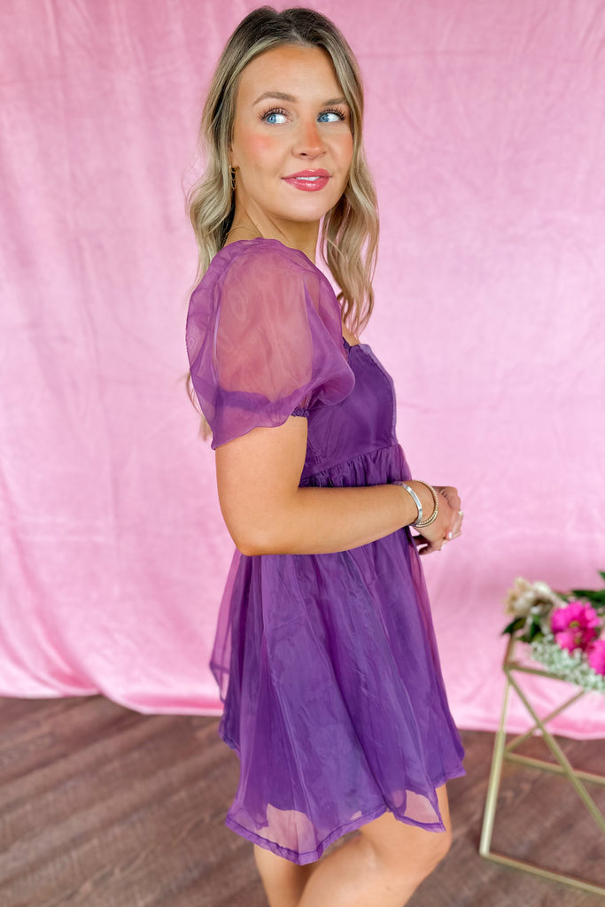 Hadley Organza Baby Doll Dress - Be You Boutique