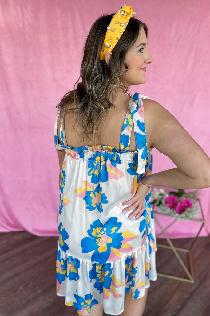 Merida Floral Tie Strap Dress - Be You Boutique