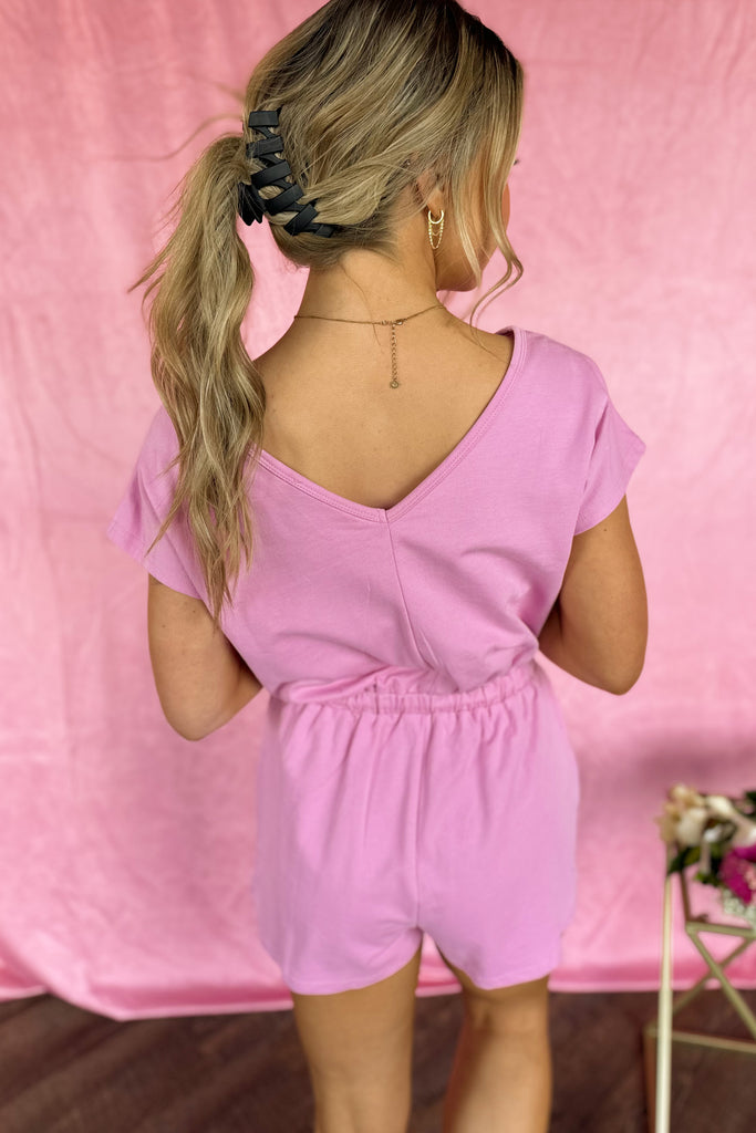 Willie Soft French Terry Cap Sleeve Romper - Be You Boutique