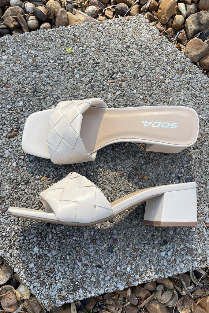Banques Basket Weave Sandal - Be You Boutique