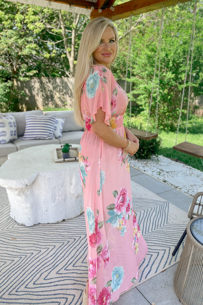 Just A Thought Wrap Maxi Dress - Be You Boutique